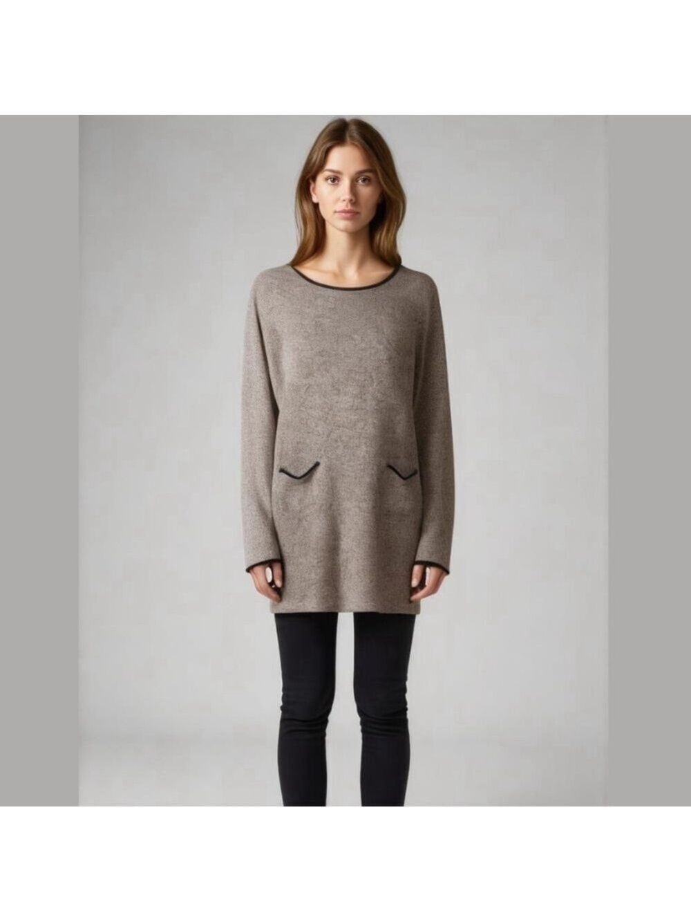 Quinn Grey Sweater Dress with Elbow Pads Size Medium from Francesca’s Small